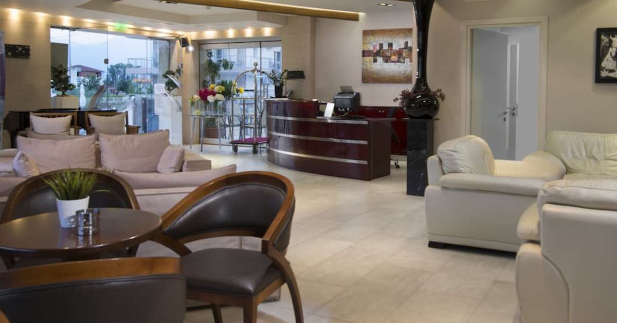Een foto van het interieur van Cosmopolitan Hotel & Spa