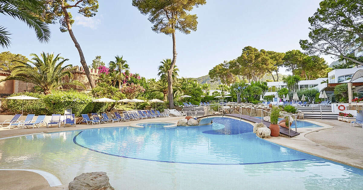 Ein Foto vom Pool im Hipotels Eurotel Punta Rotja Hotel