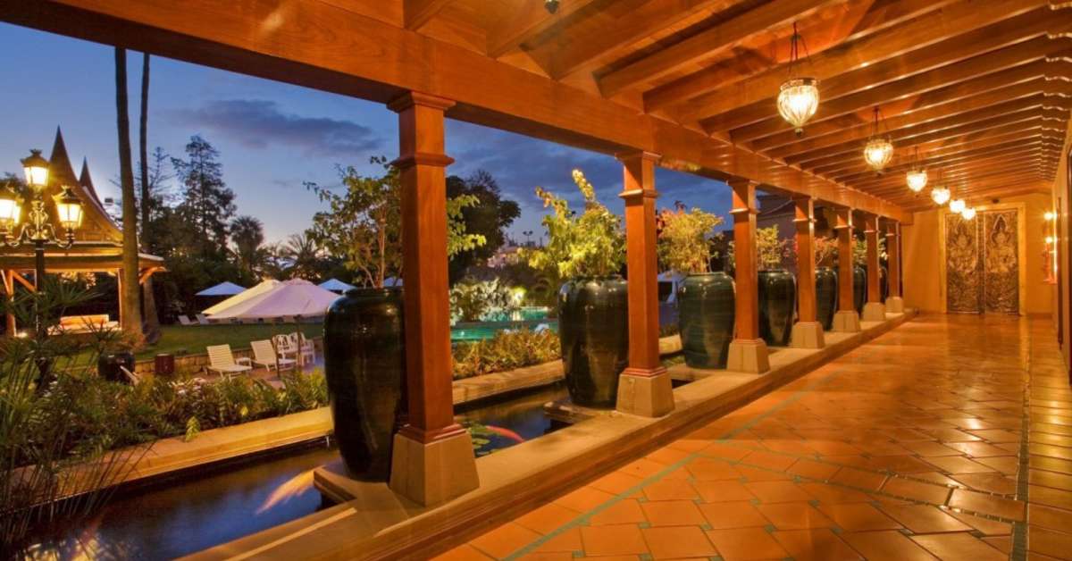Ein Foto von der Außenansicht des Hotel Botanico & The Oriental Spa Garden