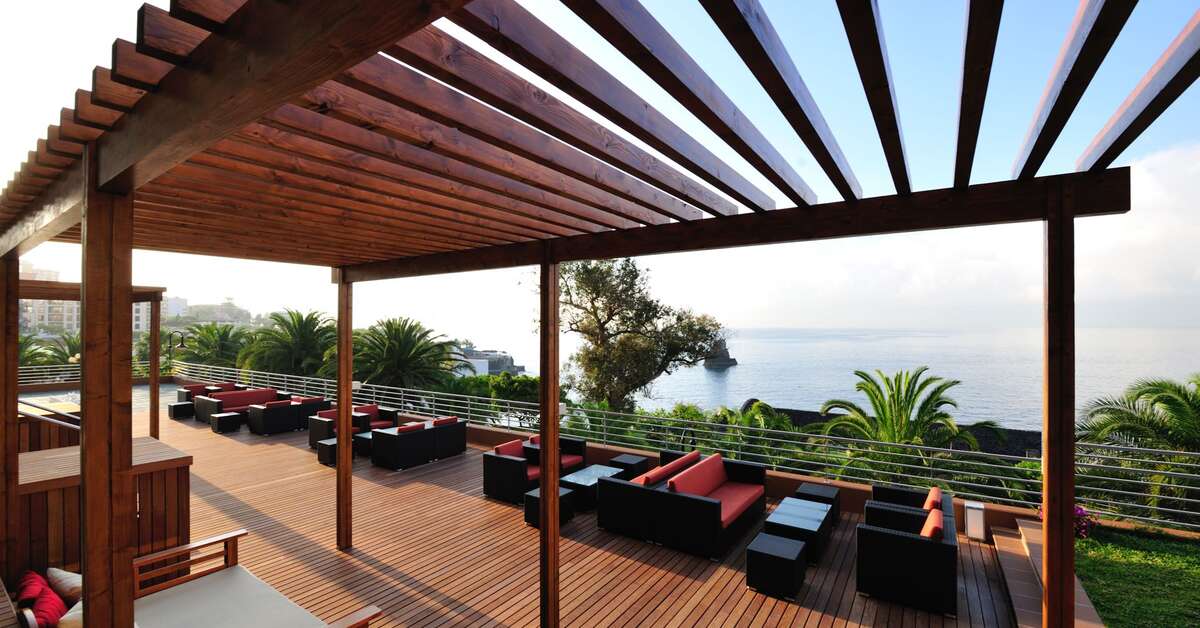 Ein Foto von der Terrasse im Pestana Promenade