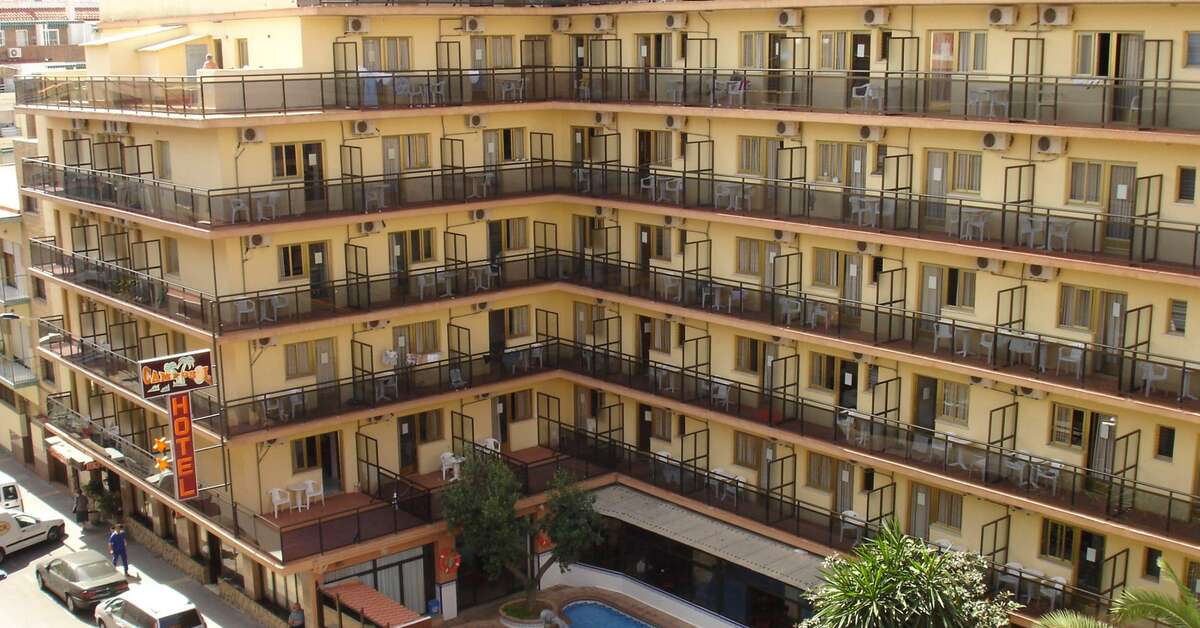 Een foto van een overzicht van Hotel Camposol