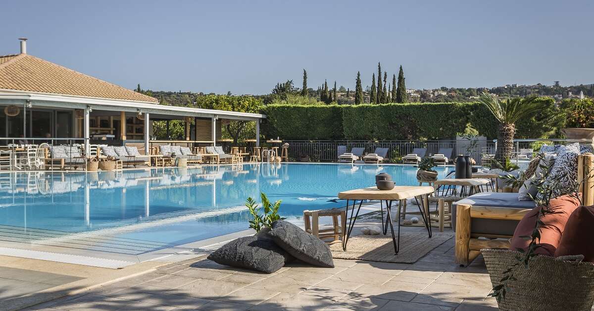 Een foto van het zwembad bij Avithos Resort