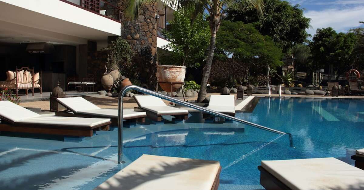 Een foto van het zwembad bij Hotel Villa Vik