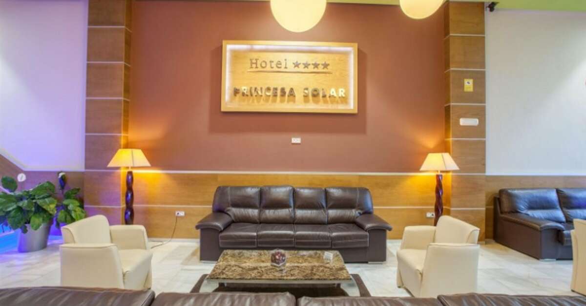 Een foto van het interieur van Hotel Princesa Solar