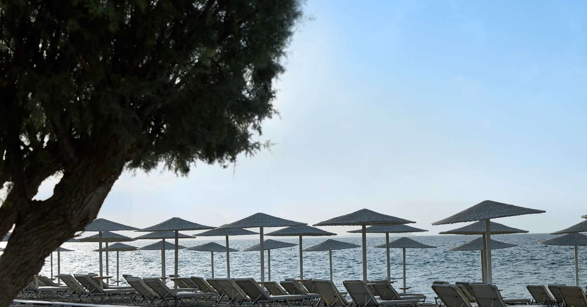 Een foto van het strand bij Fito Aqua Bleu Resort