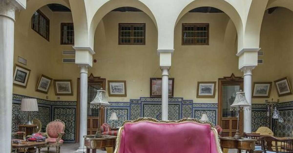 Een foto van het interieur van Hotel Las Casas de la Juderia