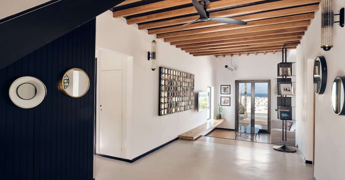 Een foto van het interieur van Belvedere Hotel Mykonos