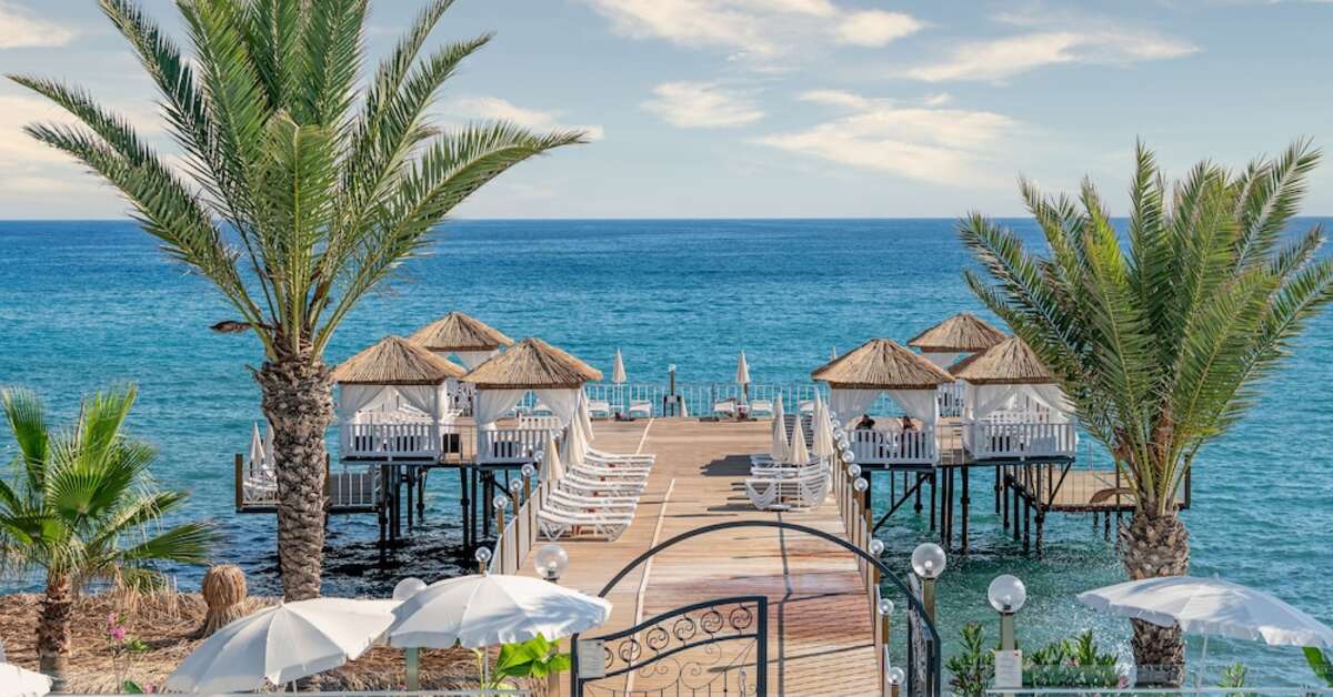 Een foto van het terras bij Aria Resort & Spa
