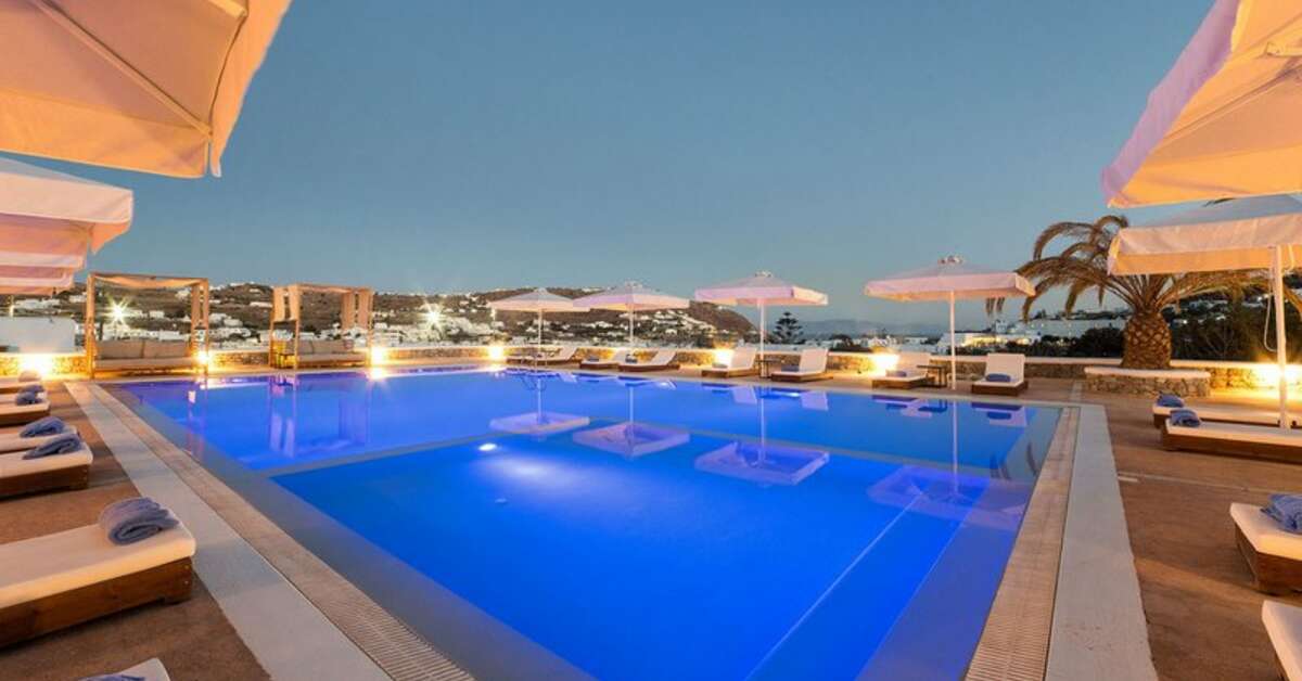 Een foto van het zwembad bij Osom Resort