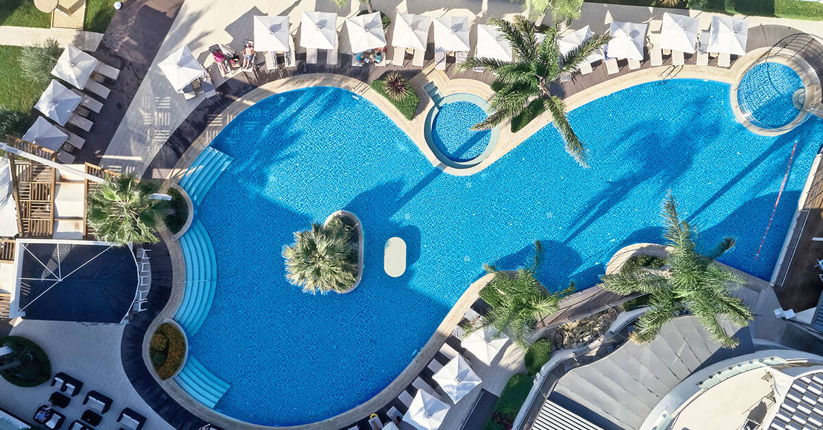Een foto van het zwembad bij Lesante Classic Luxury Hotel & Spa