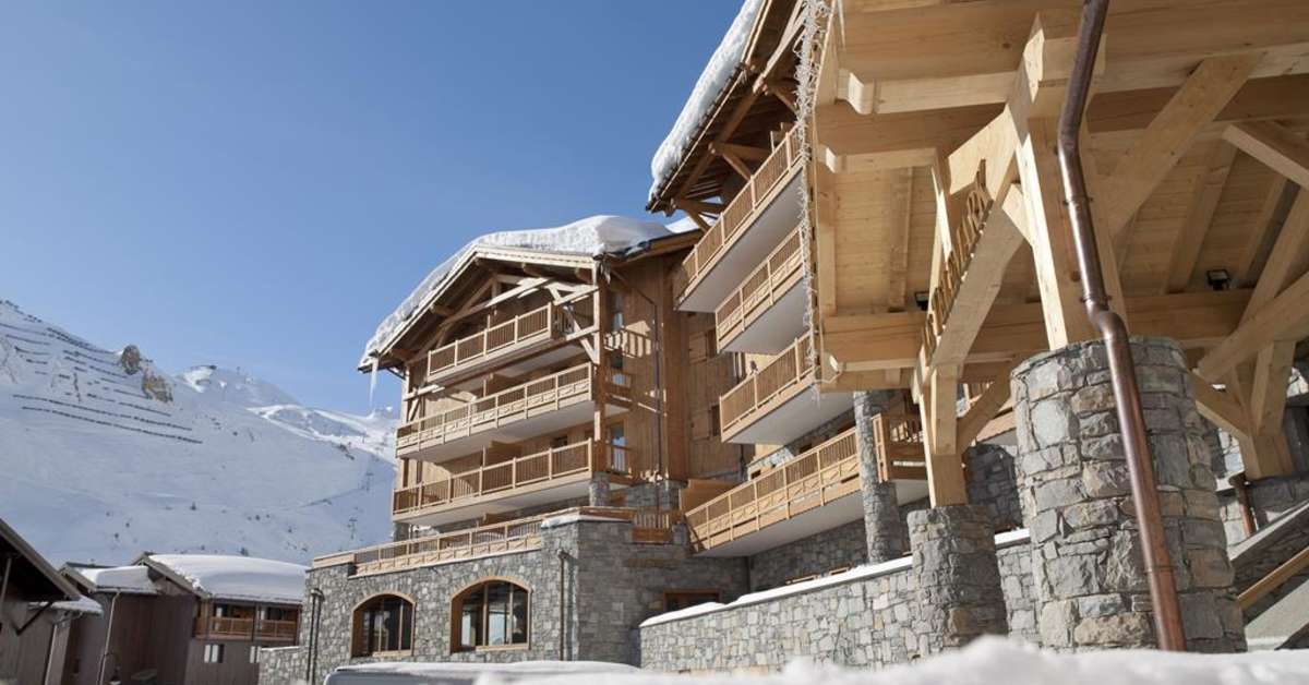 Een foto van de buitenkant van Residentie Le Telemark