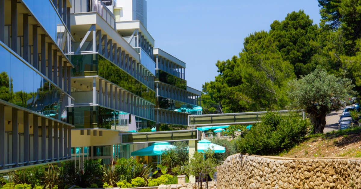 Een foto van de buitenkant van Family Hotel Vespera