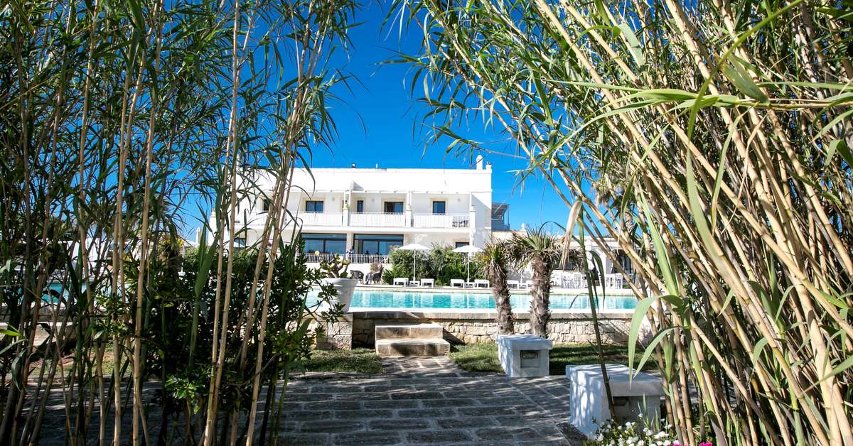 Een foto van het zwembad bij Canne Bianche Lifestyle & Spa