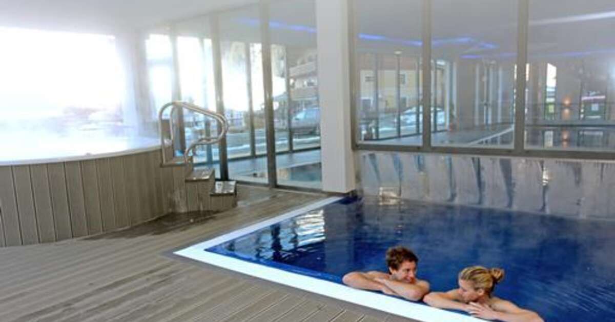 Een foto van het zwembad bij Schönblick Mountain Resort & Spa