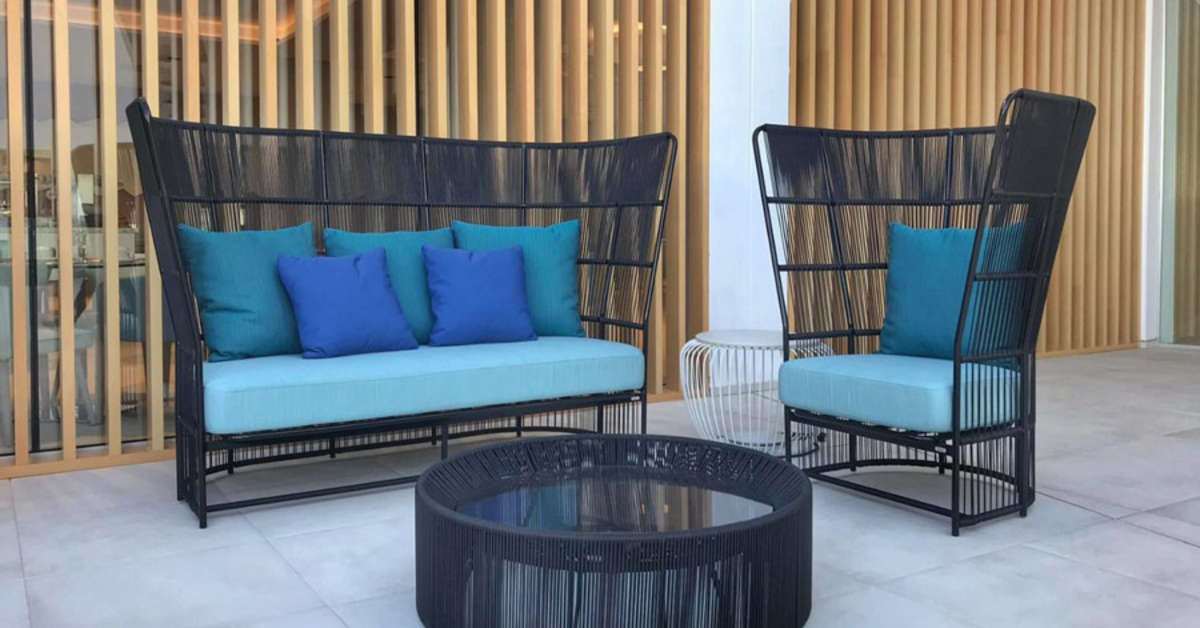 Een foto van het interieur van Lava Beach