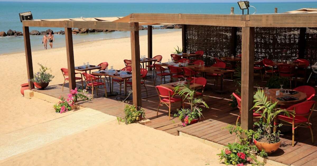 Een foto van het terras bij Royal Horizons Baobab