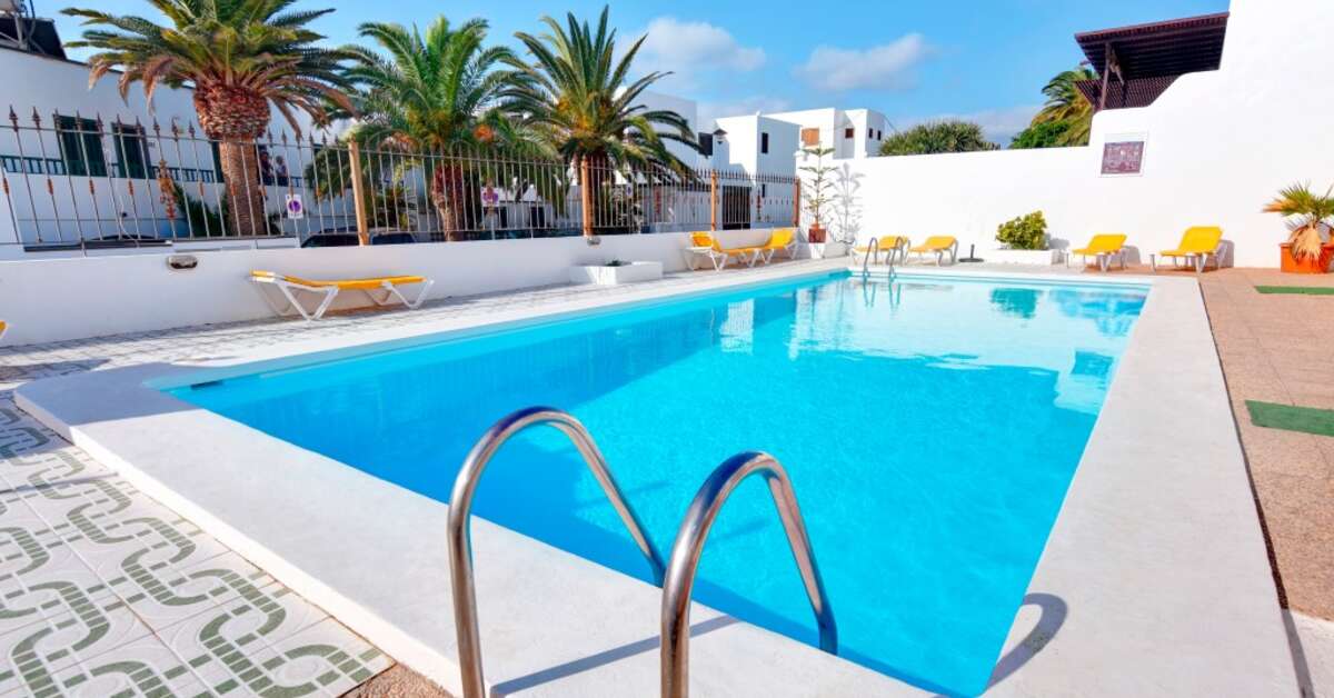 Ein Foto vom Pool im Apartments Isabel