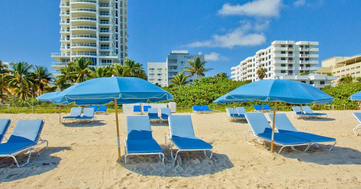 Een foto van het strand bij Lexington Hotel Miami Beach