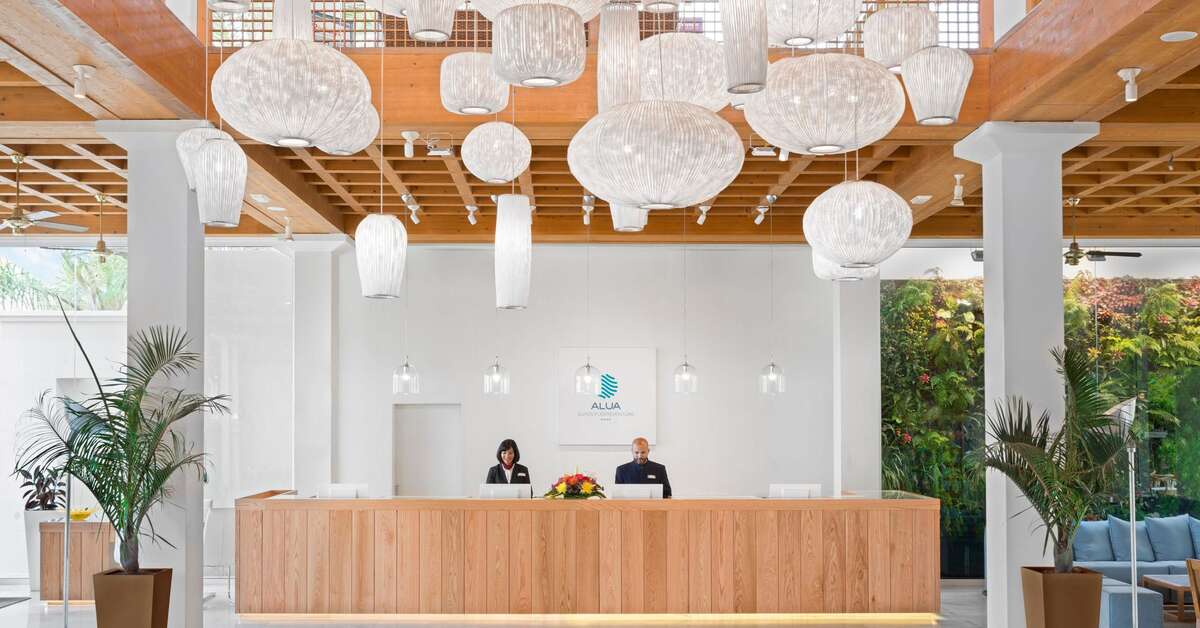Een foto van het interieur van Alua Suites Fuerteventura