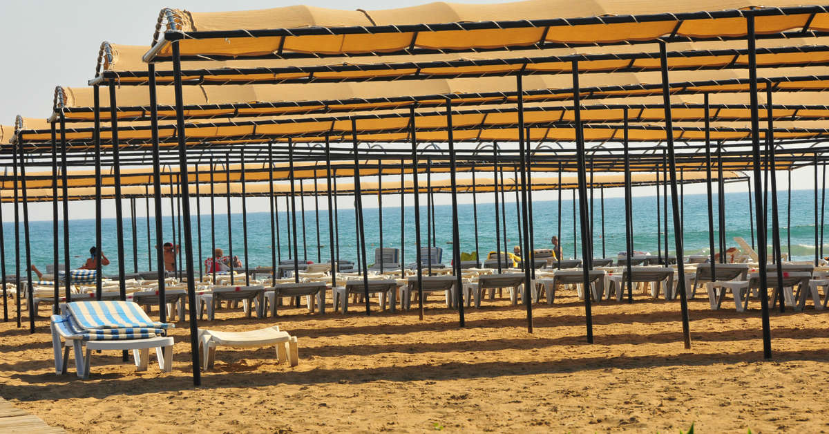 Ein Foto vom Strand beim Serra Garden