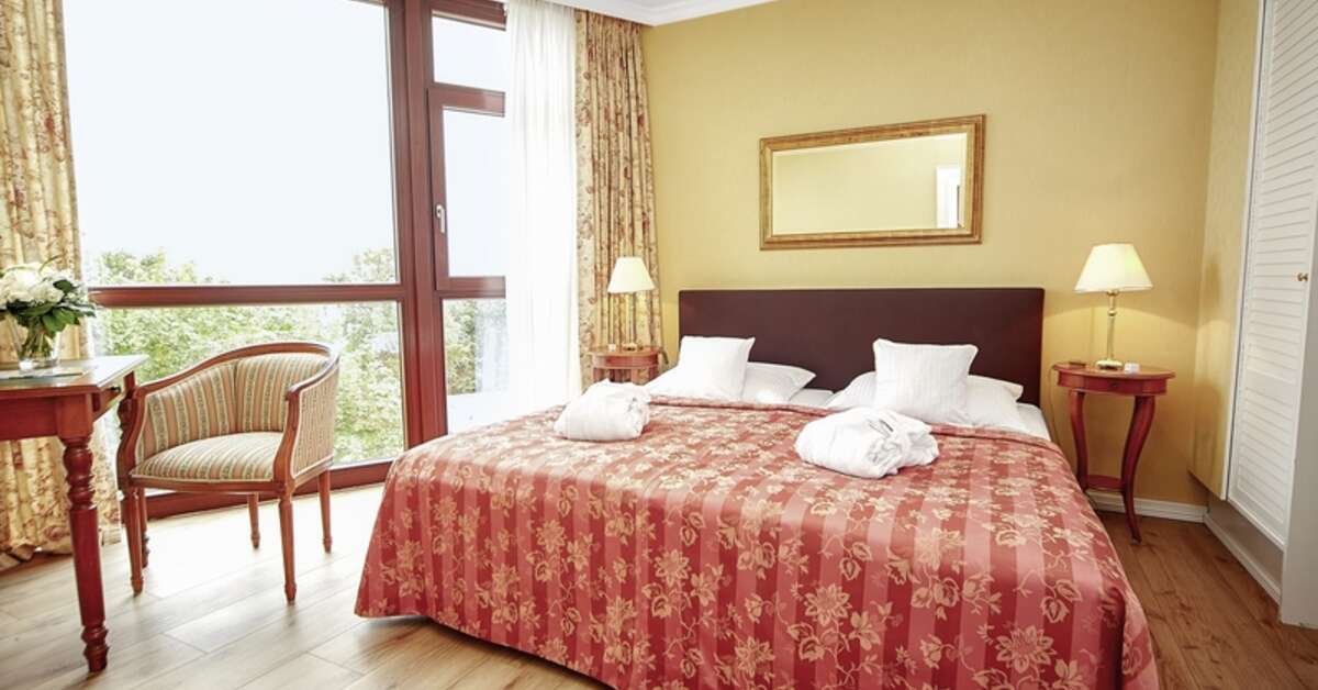 Een foto van een overzicht van Cliff Hotel Rügen