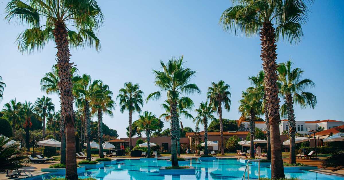 Een foto van het zwembad bij IC Hotels Residence