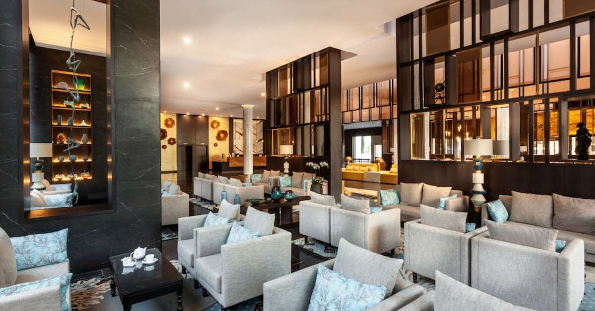 Een foto van het interieur van Riu Palace Oasis