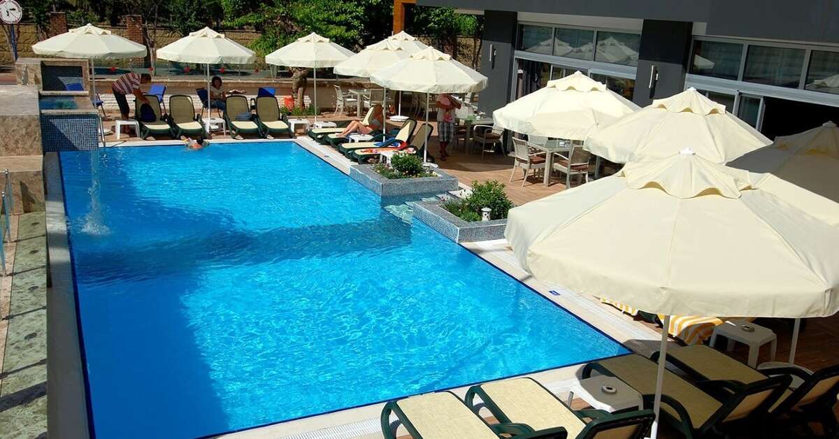 Een foto van het zwembad bij Time Beach Hotel