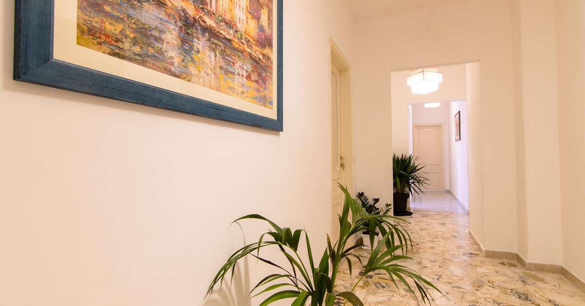 Een foto van het interieur van Maison Ortigia