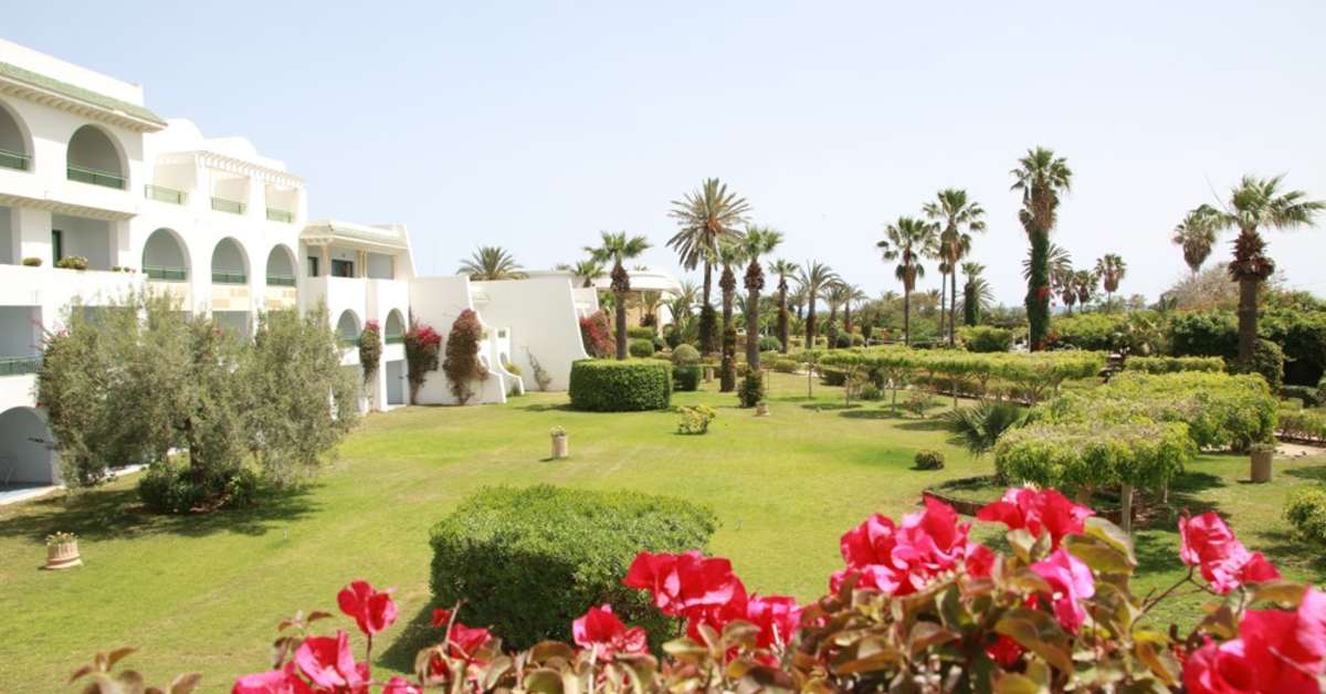 Een foto van het terras bij Hasdrubal Thalassa & Spa Port El Kantaoui