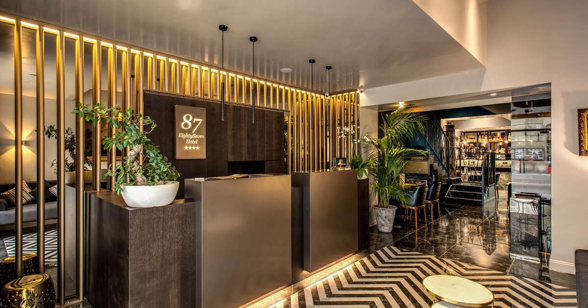 Een foto van het interieur van Hotel 87 EightySeven