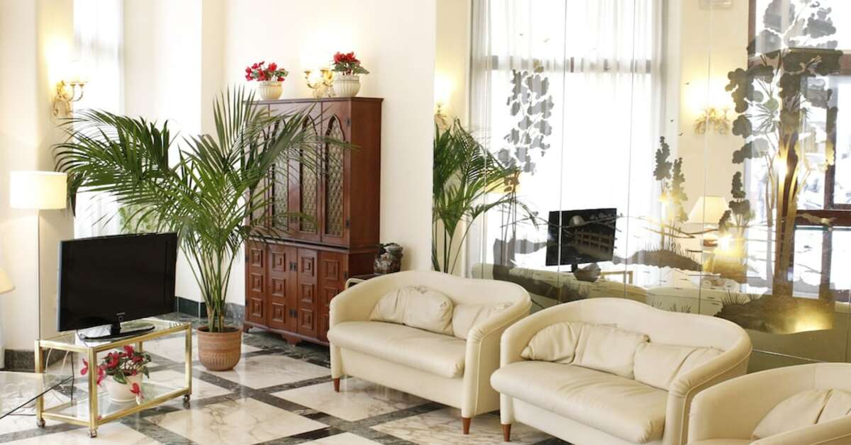 Een foto van het interieur van GH Hotel San Giusto
