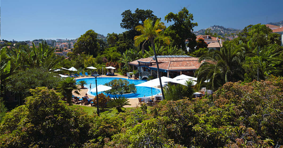 Een foto van het zwembad bij Quinta Jardins do Lago