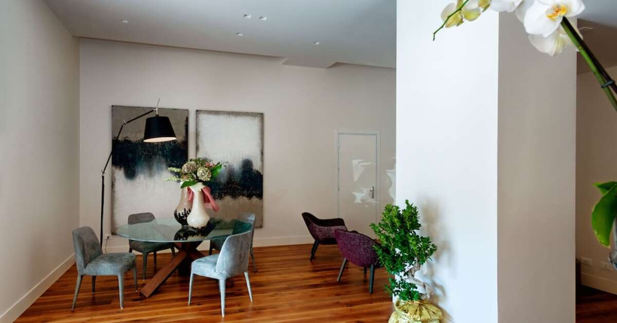 Een foto van het interieur van Hotel Politeama