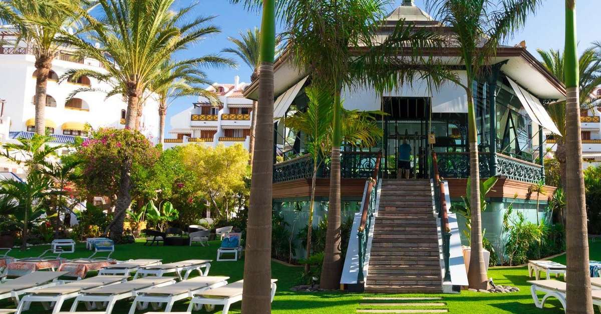 Een foto van het terras bij Parque Santiago III