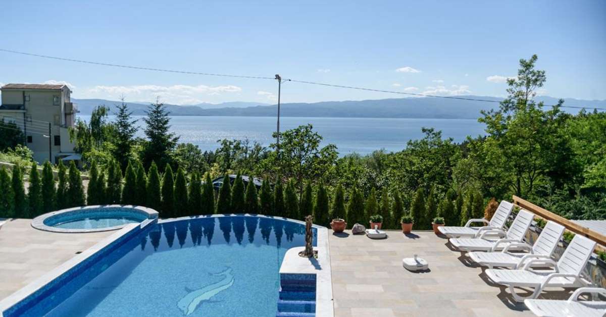 Een foto van het zwembad bij Villa Sveti Stefan
