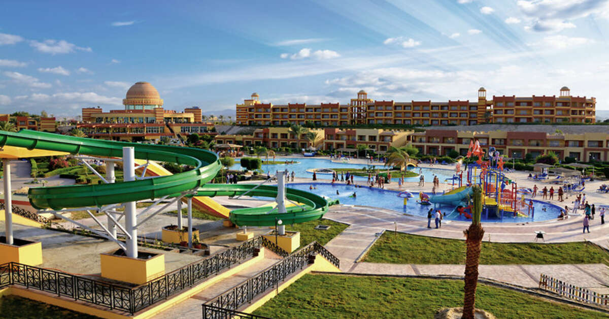 Een foto van een overzicht van Malikia Resort Abu Dabbab