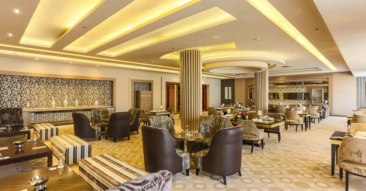 Een foto van het interieur van Rixos Premium Seagate
