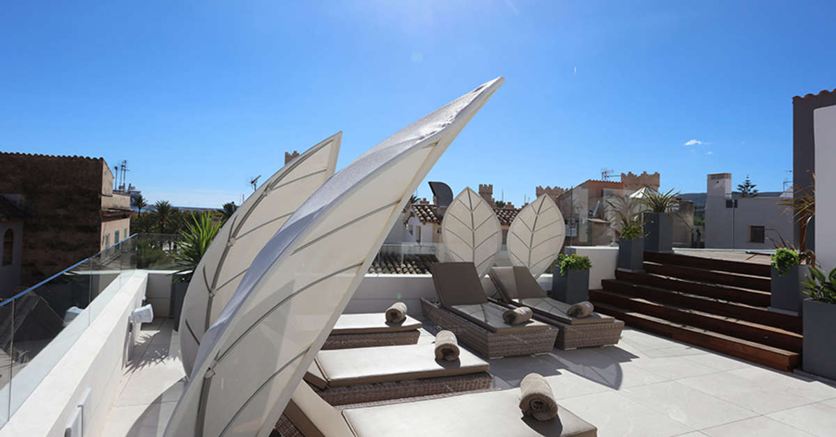 Een foto van het terras bij Bo Hotel