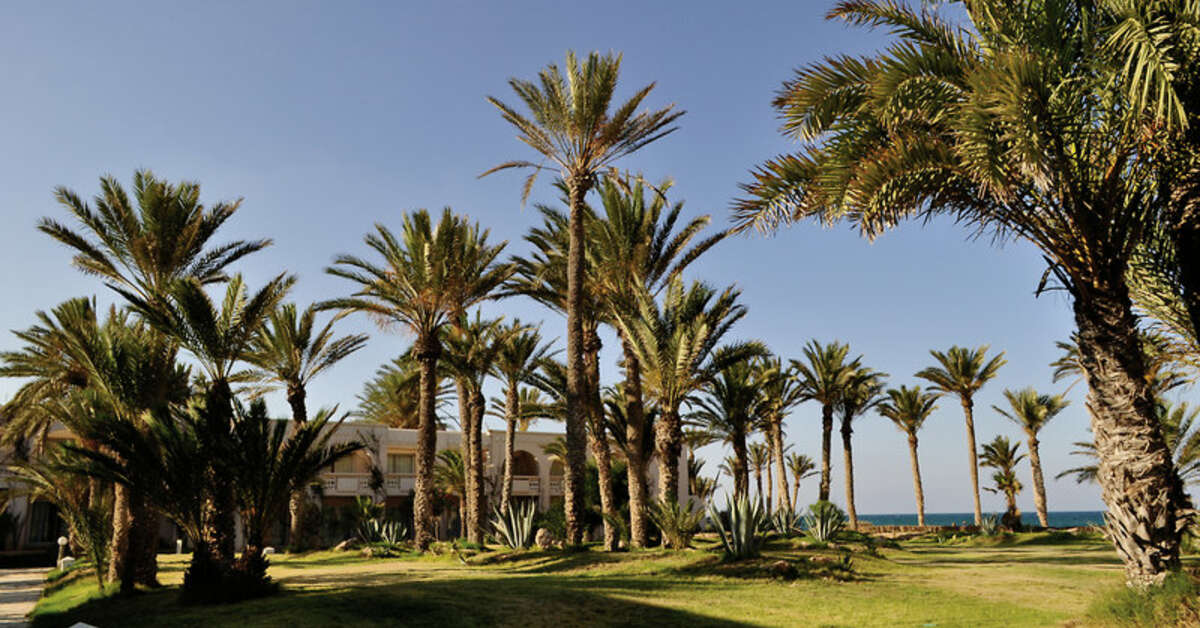 Een foto van het terras bij Zita Beach Resort
