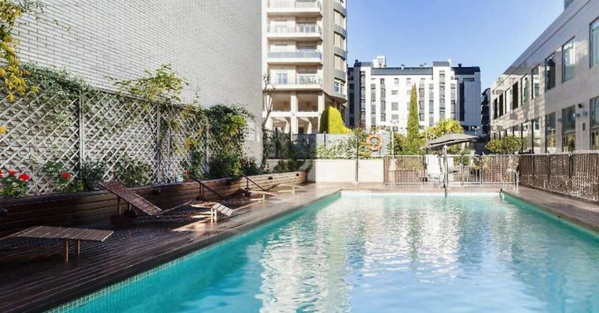 Een foto van een overzicht van Hotel Ilunion Valencia 3