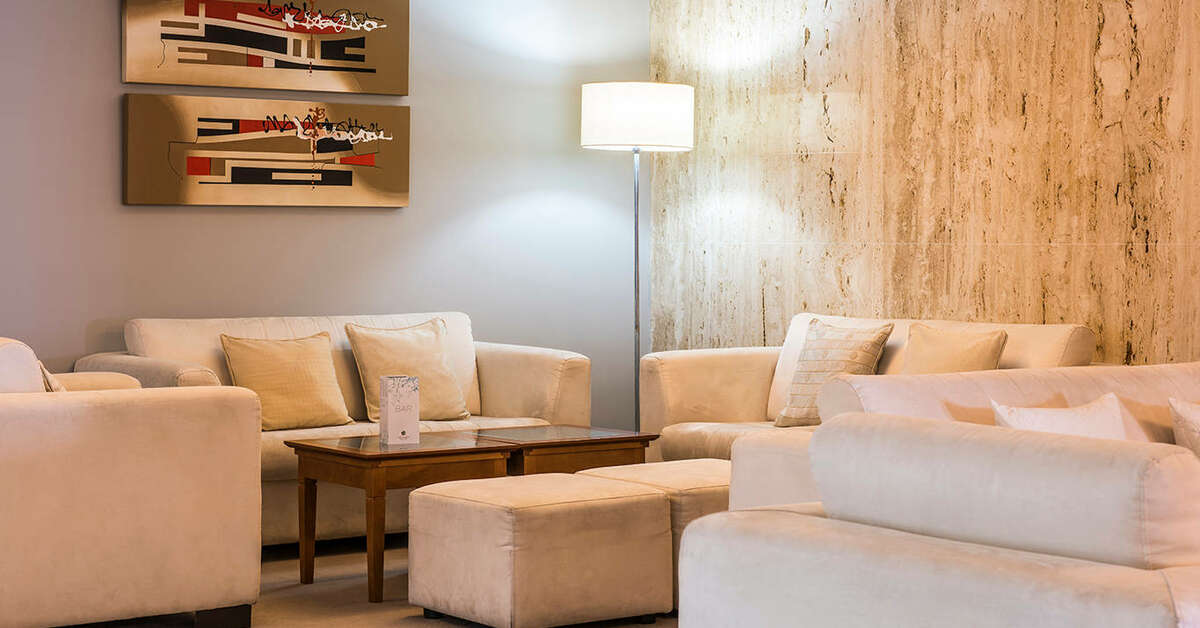 Een foto van het interieur van Sao Felix Hotel Hillside & Nature
