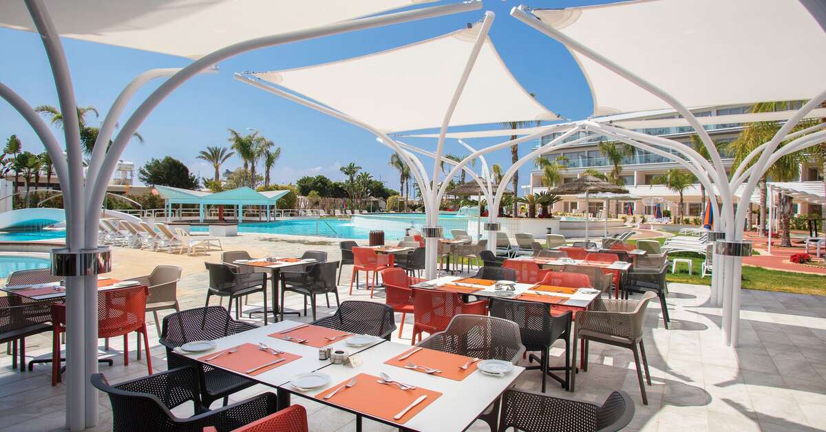 Een foto van de faciliteiten bij Faros Hotel