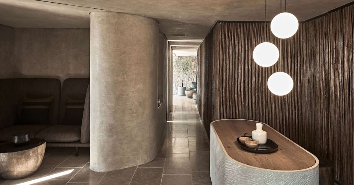 Een foto van het interieur van Olea All Suite