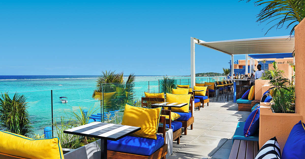 Een foto van het terras bij Salt of Palmar