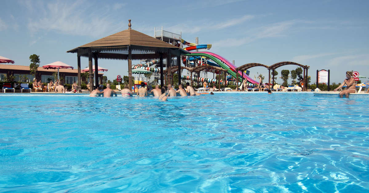 Ein Foto vom Pool im Sunrise Alora Aqua Park Resort
