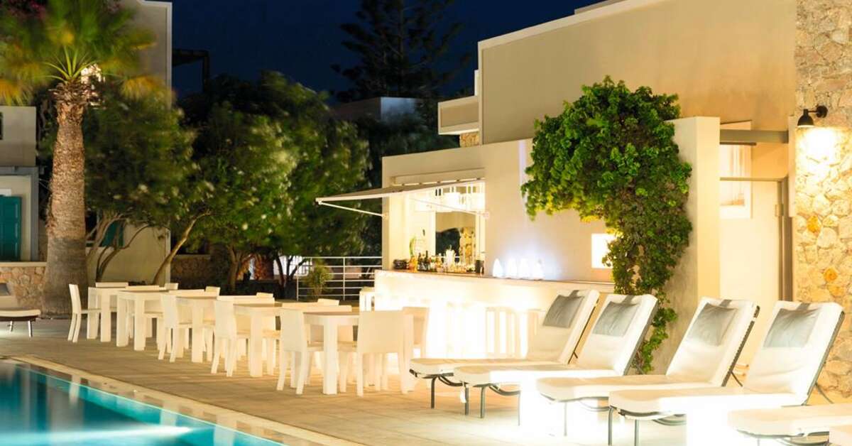 Ein Foto vom Pool im Rose Bay Hotel