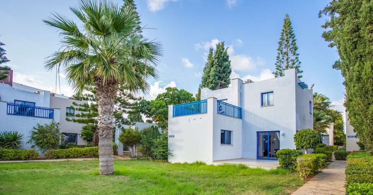 Ein Foto von der Außenansicht des MarisMare Apartments