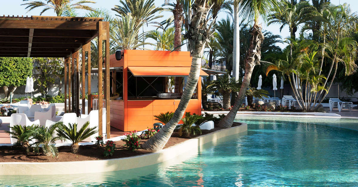 Ein Foto vom Pool im Gran Canaria Princess