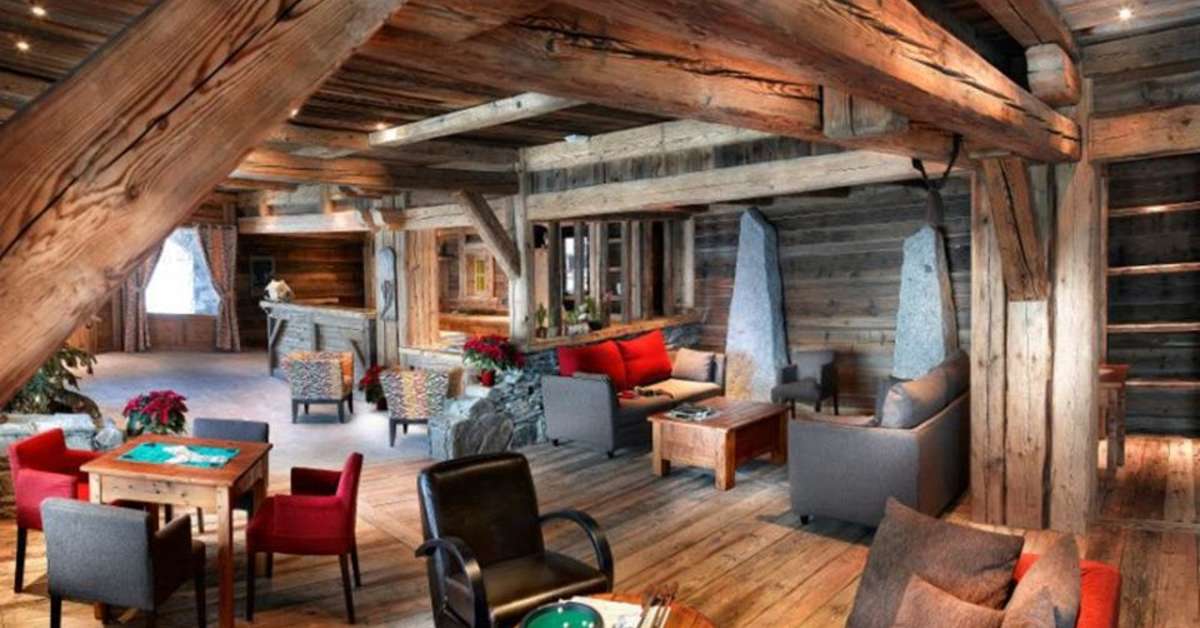 Een foto van het interieur van CGH Residences & Spas - La Ferme du Val Claret